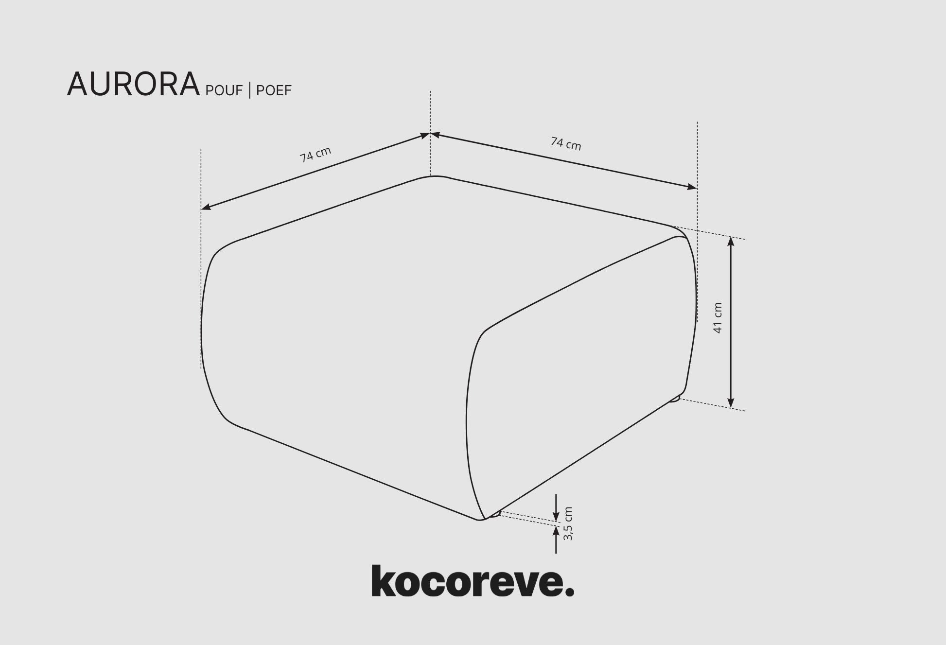 AURORA POUF